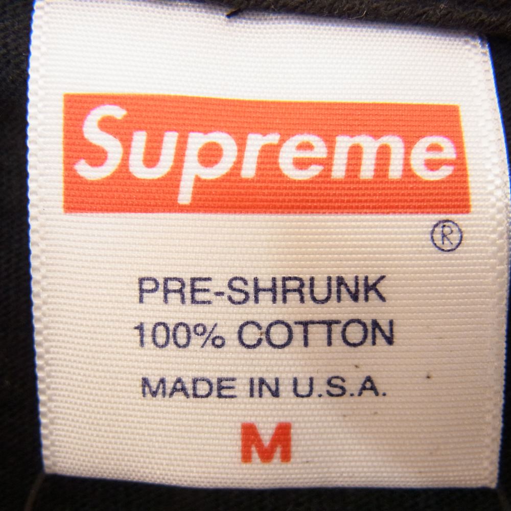 Supreme シュプリーム 18SS Necklace Tee ネックレス プリント 半袖 Tシャツ ブラック系 M【中古】