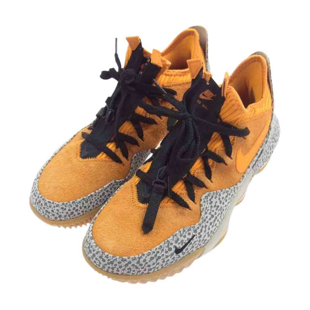 NIKE ナイキ CD9471-800 LEBRON 16 LOW AC バスケットボール レブロン 16 ロー アトモス スニーカー オレンジ系 26.0cm【中古】