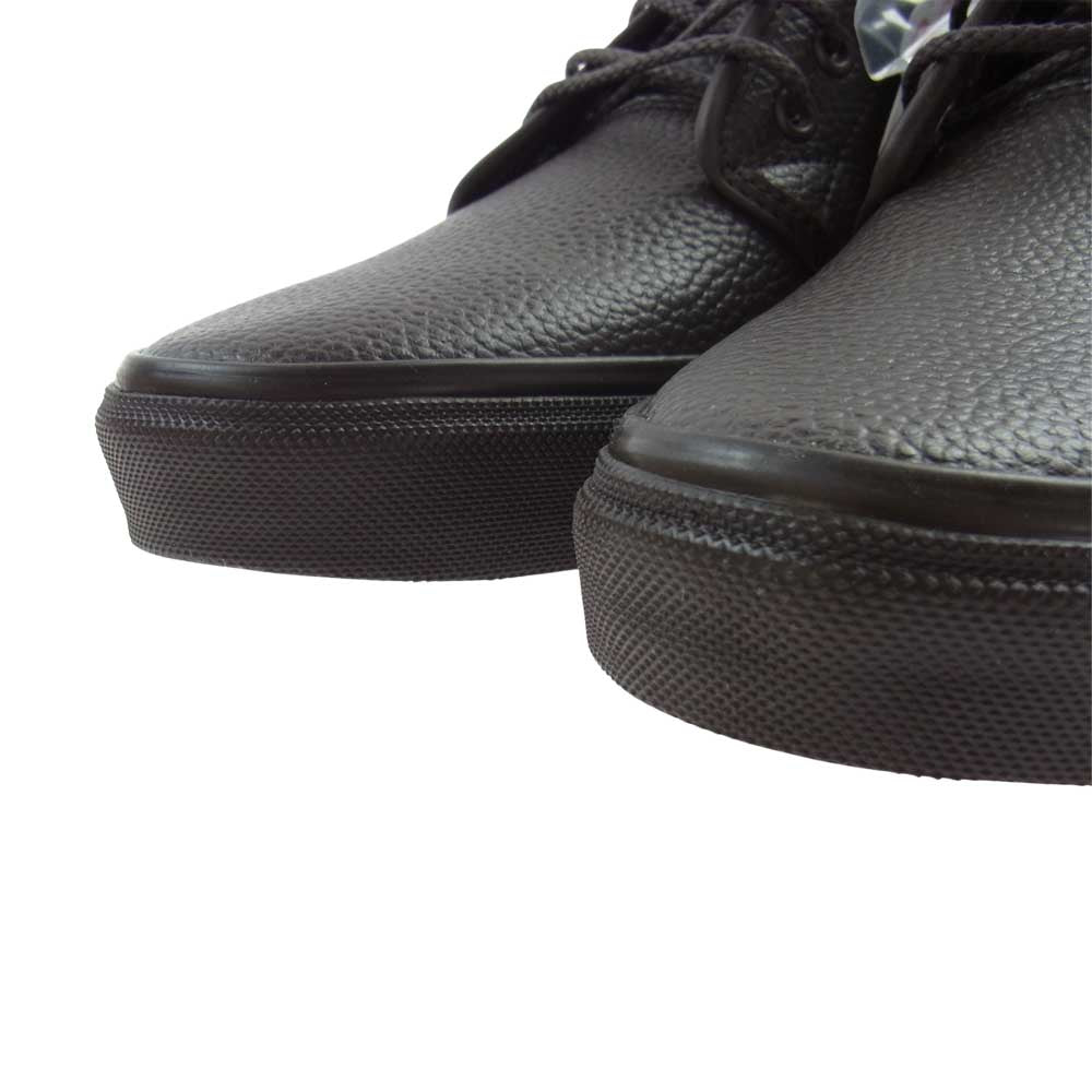 VANS バンズ V49CF CHUKKA LEATHER シボレザー チャッカ スニーカー ダークブラウン系 26.5cm【新古品】【未使用】【中古】