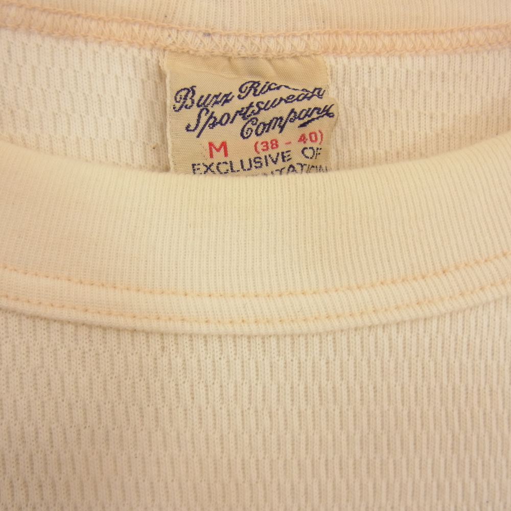 Buzz Rickson's バズリクソンズ U.S.ARMY サーマル カットソー オフホワイト系 M【中古】