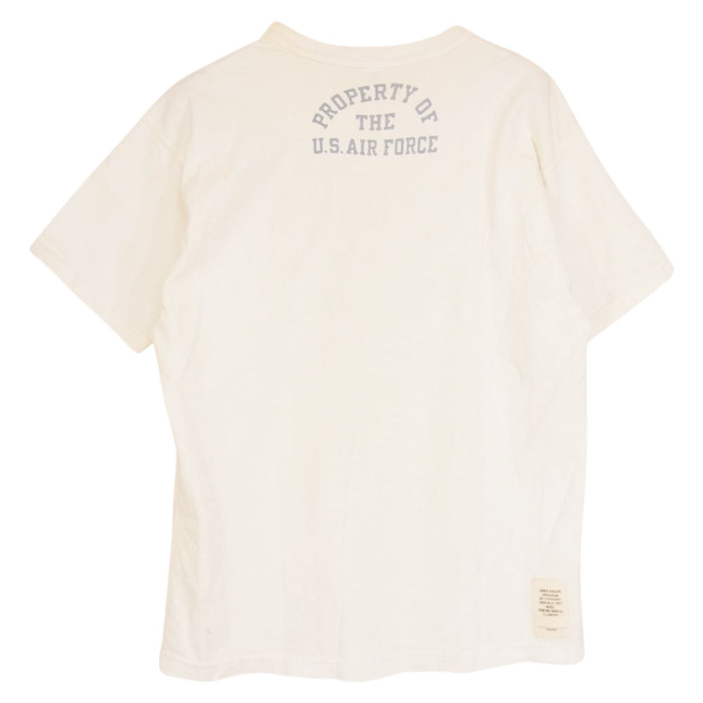 TOY'S McCOY トイズマッコイ US AIR FORCE 半袖 Tシャツ  ホワイト系 M【中古】