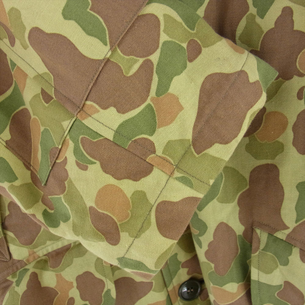 Buzz Rickson's バズリクソンズ BR12811 B-9 CAMOUFLAGE CIVILIAN MODEL カモフラ ダウン ジャケット モスグリーン系 マルチカラー系 38【中古】