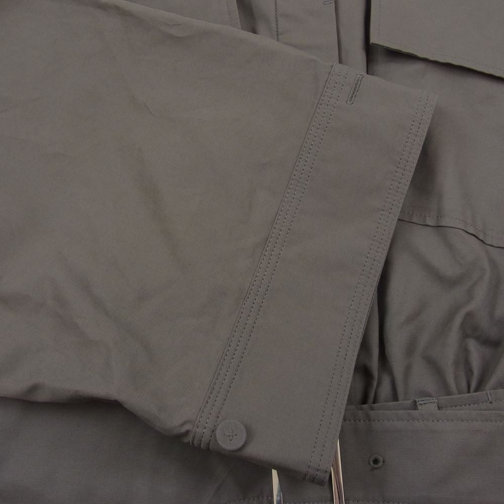 フレイアイディー 22AW FWFO225504 パッチポケットツイルワンピース ベルテッド ドレス ブラウン系 1【中古】