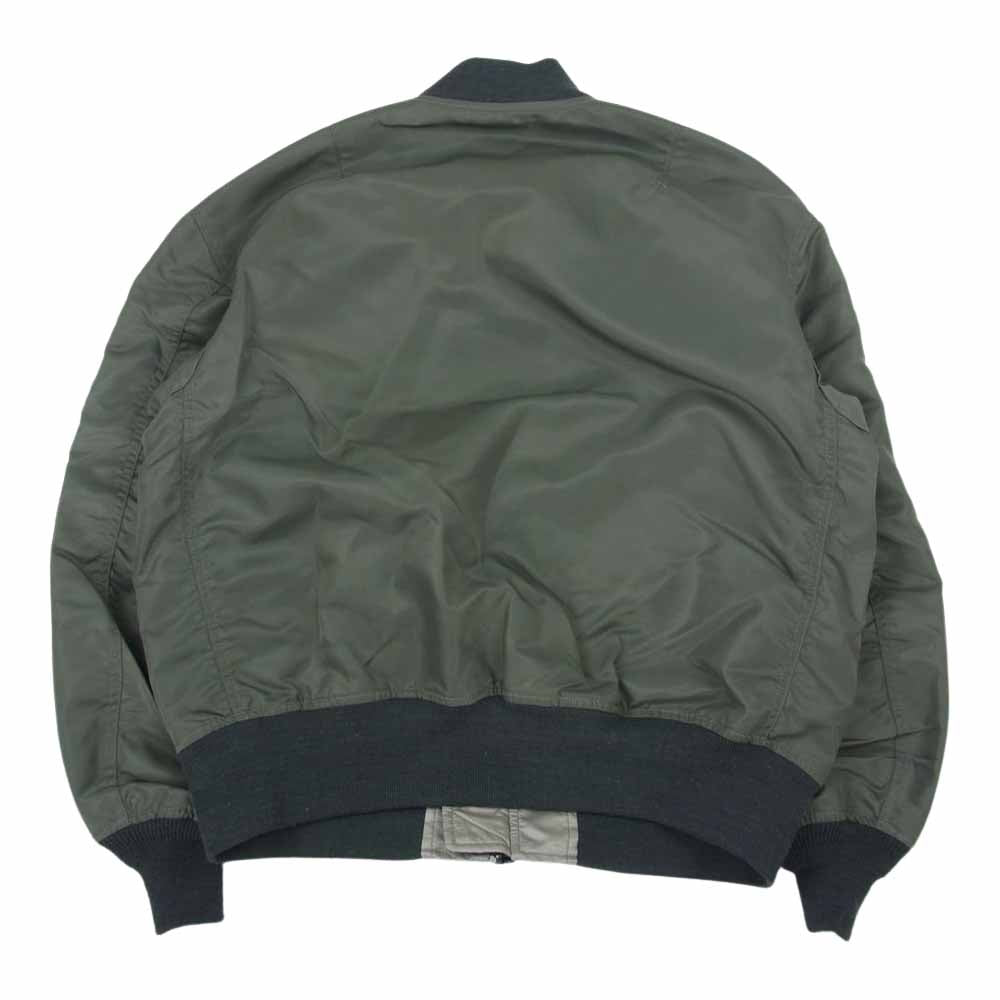 marka マーカ M23A-05BL01C L-2B recycle nylon twill リサイクル ナイロン ツイル ミリタリー ジャケット カーキ系 1【美品】【中古】