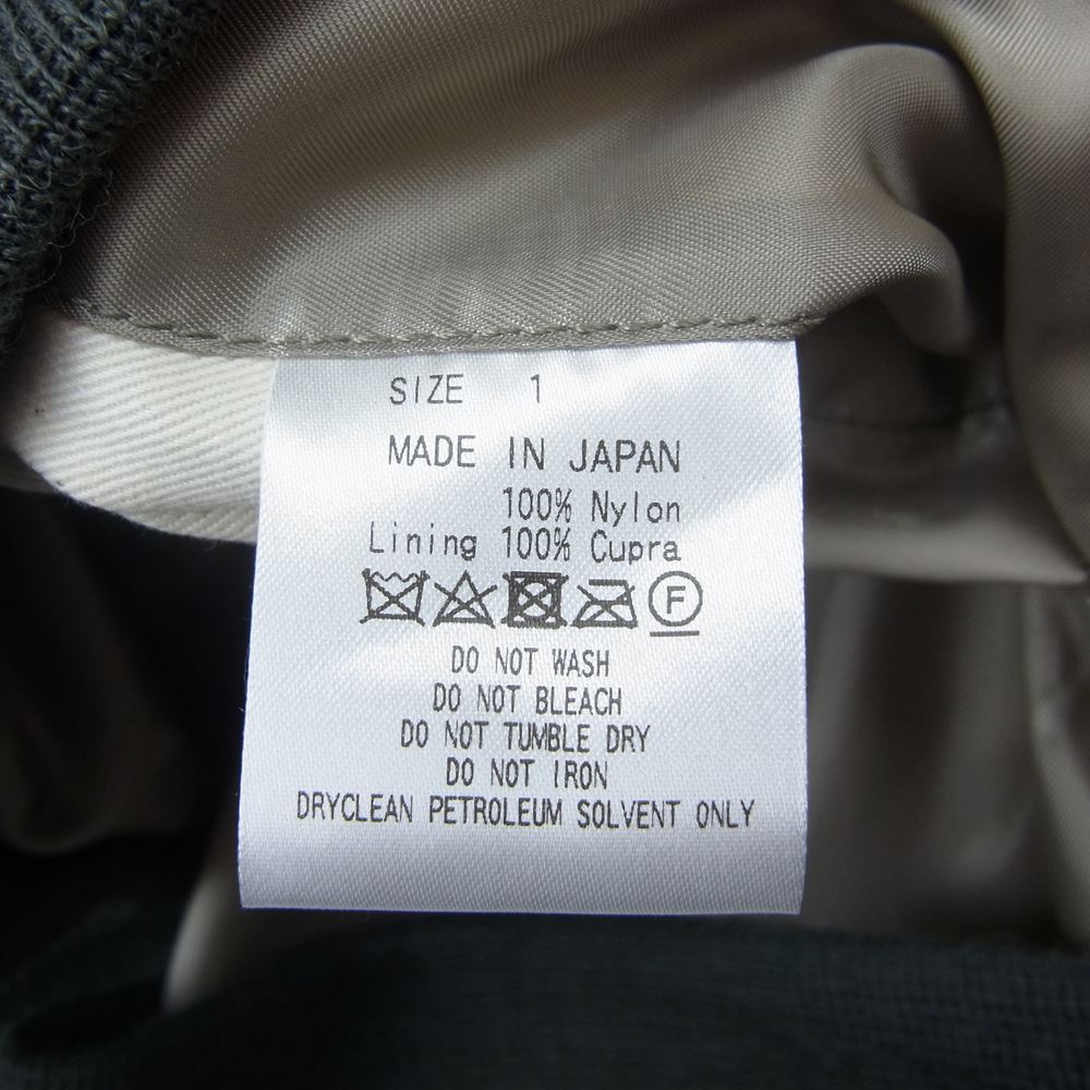 marka マーカ M23A-05BL01C L-2B recycle nylon twill リサイクル ナイロン ツイル ミリタリー ジャケット カーキ系 1【美品】【中古】