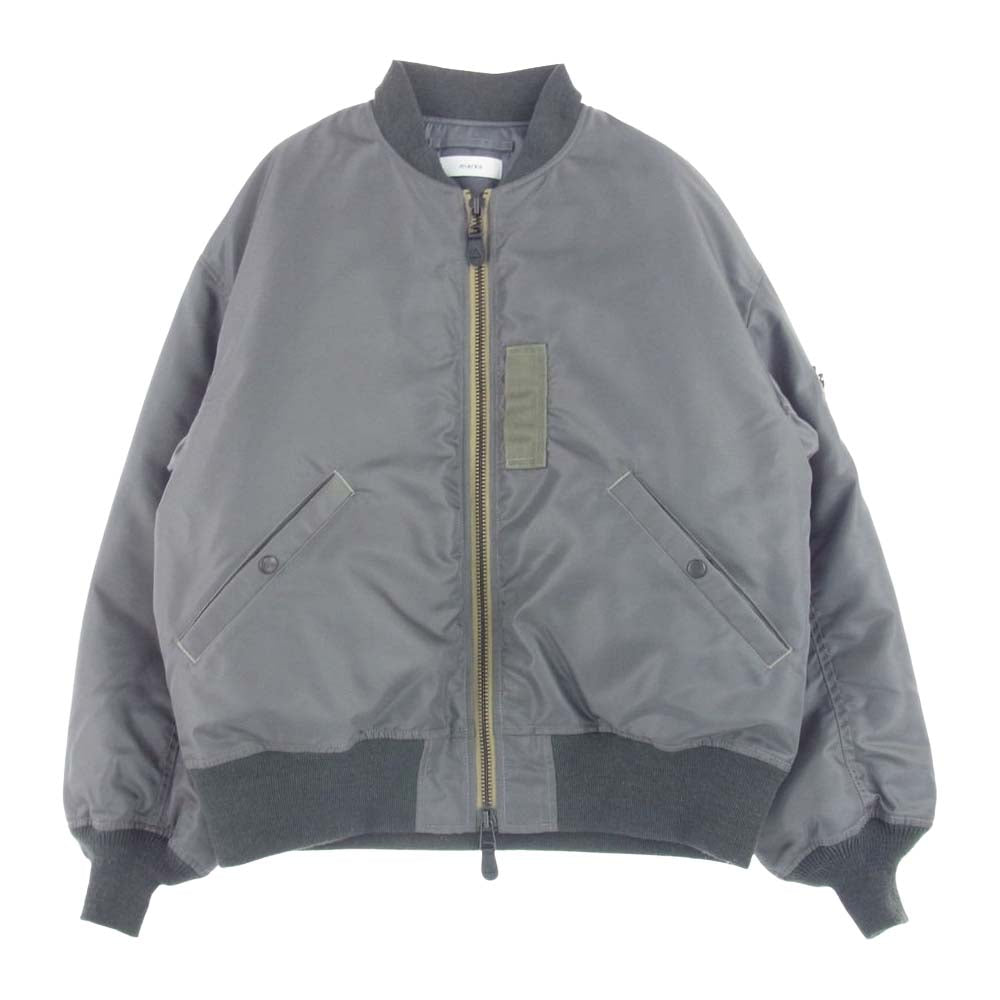 marka マーカ L-2B recycle nylon twill リサイクル ナイロン ツイル ミリタリー ジャケット カーキ系 1【美品】【中古】