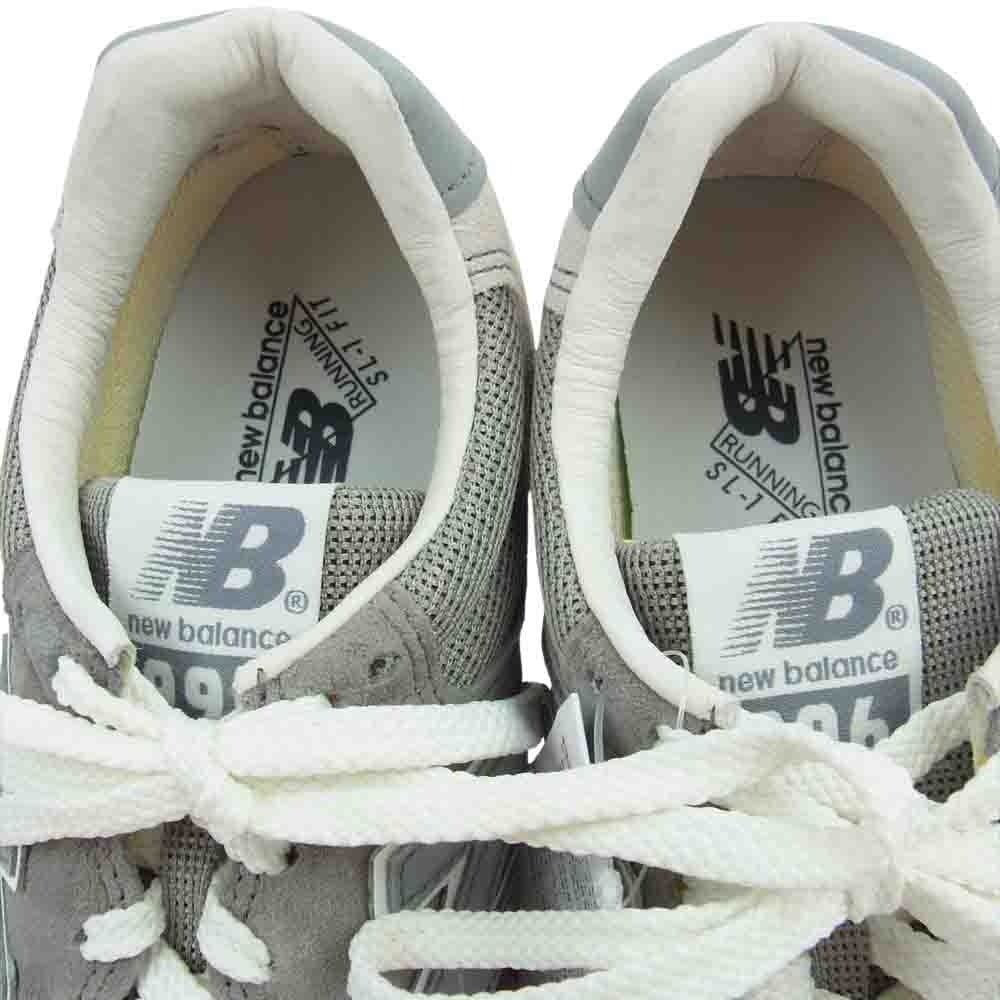 NEW BALANCE ニューバランス CM996HJ2 35周年 ローカット スニーカー グレー系 オフホワイト系 25.5cm【新古品】【未使用】【中古】