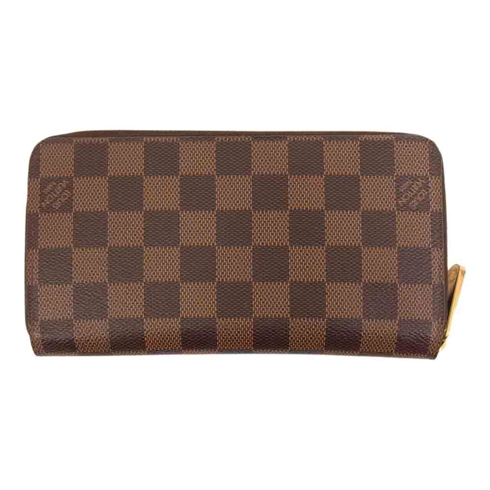 LOUIS VUITTON ルイ・ヴィトン N41661 ダミエ ジッピー ウォレット 財布 ブラウン系【美品】【中古】