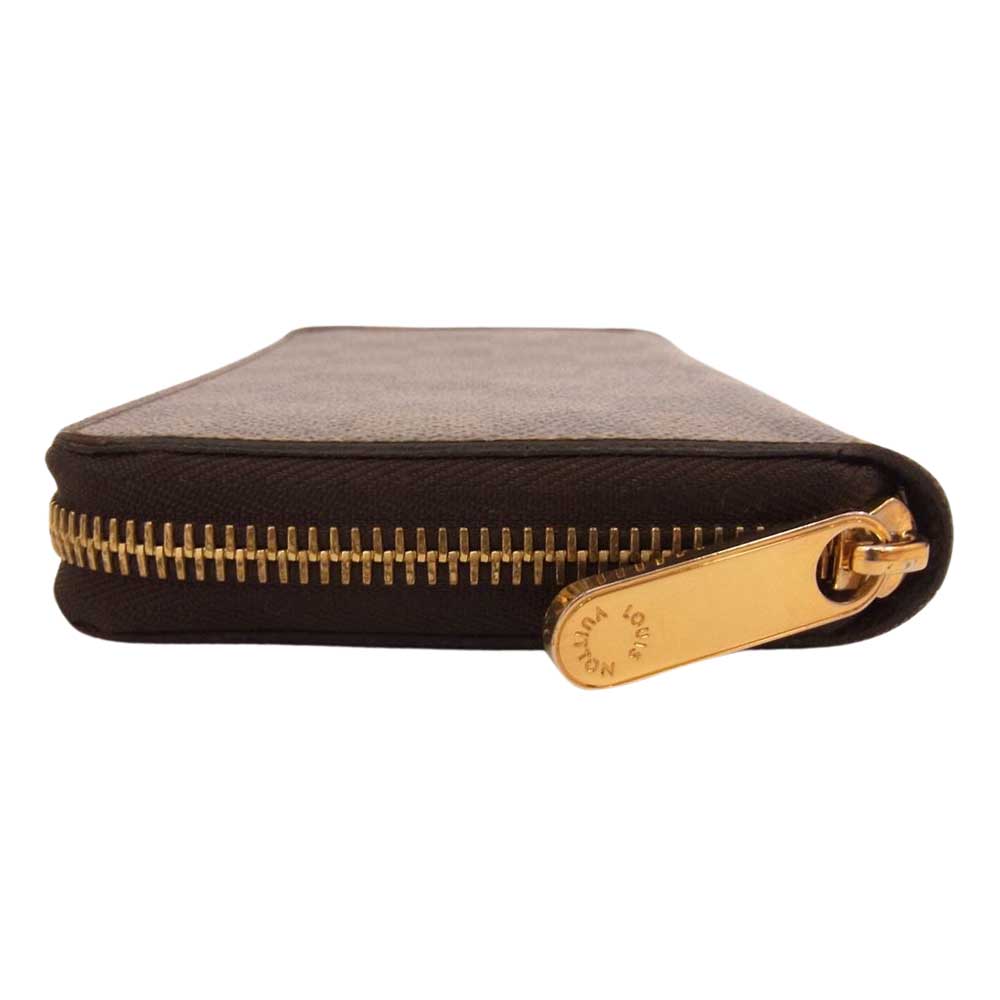 LOUIS VUITTON ルイ・ヴィトン N41661 ダミエ ジッピー ウォレット 財布 ブラウン系【美品】【中古】