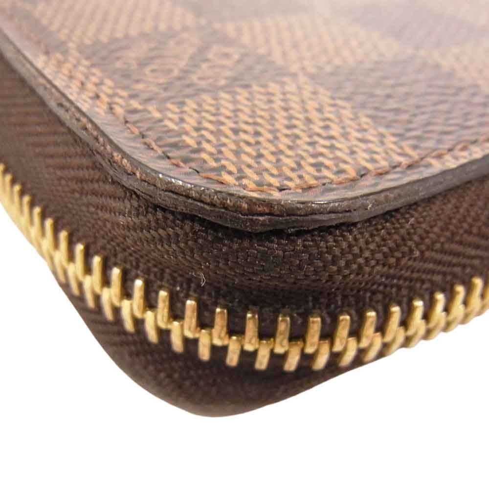 LOUIS VUITTON ルイ・ヴィトン N41661 ダミエ ジッピー ウォレット 財布 ブラウン系【美品】【中古】