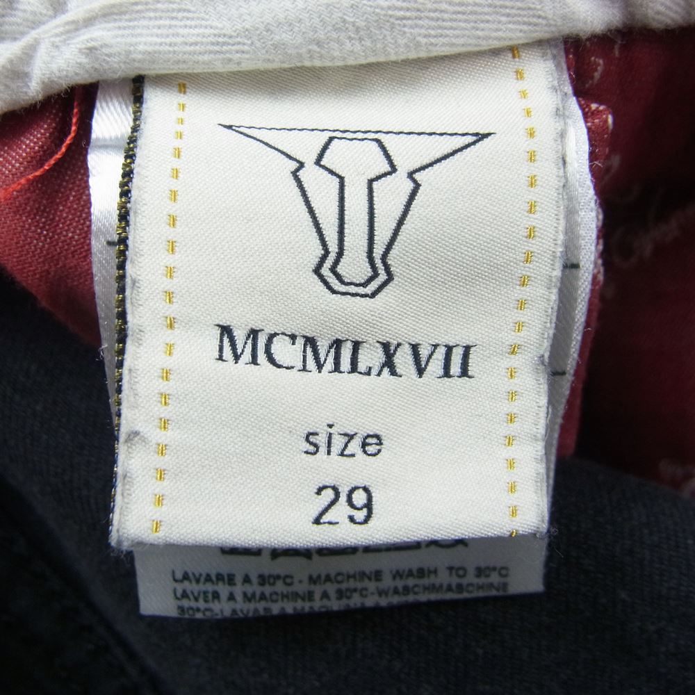 トラマロッサ MICHELANGELO SLIM スーパー ストレッチ ツイルテーパード パンツ  ブラック系 29【中古】