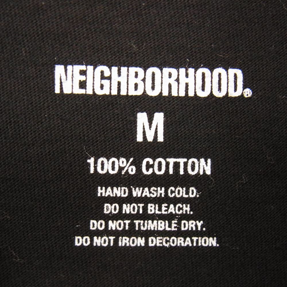 NEIGHBORHOOD ネイバーフッド 221PCNH-ST07 NH-7/C-TEE.SS 半袖 TEE Tシャツ   ブラック系 M【中古】