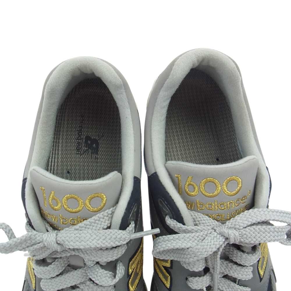 NEW BALANCE ニューバランス M1600LE 日本限定 ローカット スニーカー グレー系 27.5cm【中古】
