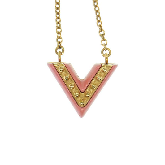 LOUIS VUITTON ルイ・ヴィトン M63180  エセンシャルV ネックレス  ゴールド系【中古】