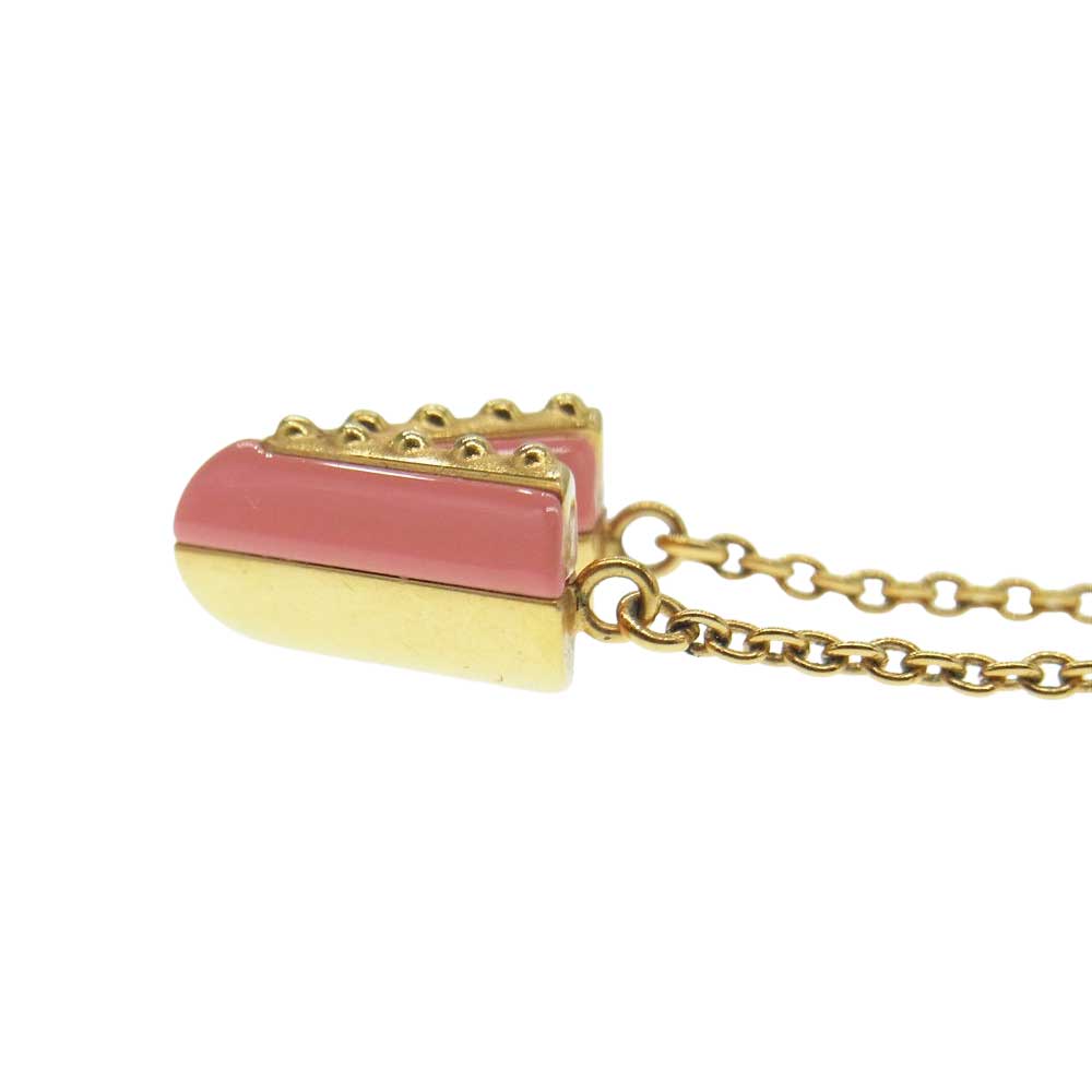 LOUIS VUITTON ルイ・ヴィトン M63180  エセンシャルV ネックレス  ゴールド系【中古】
