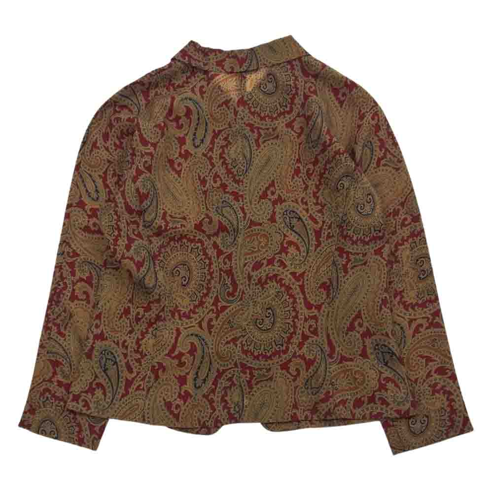 バーバリーズ ペイズリー 総柄 ウール シャツ スカート セットアップ マルチカラー系 9【中古】