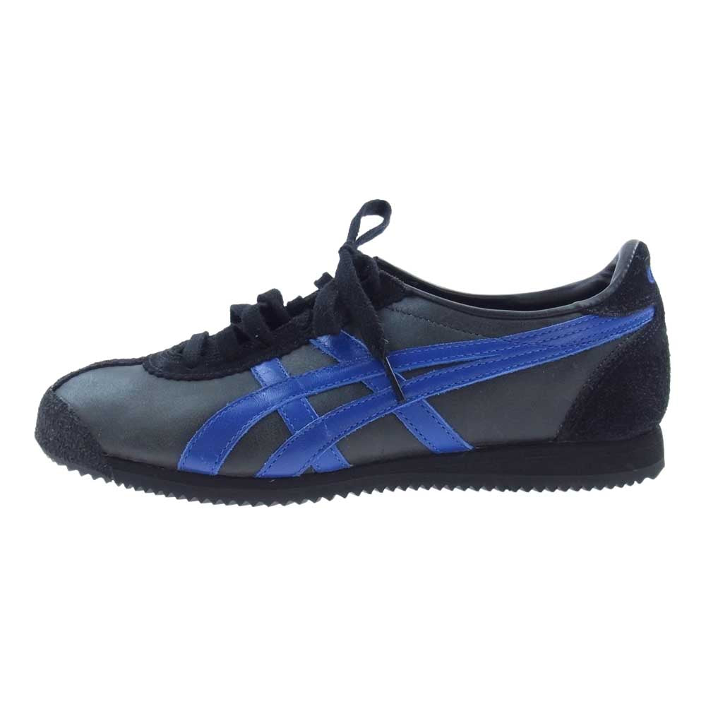ONITSUKA TIGER オニツカタイガー THL918 ローカット スニーカー ブラック系 ブルー系 26.0cm【中古】