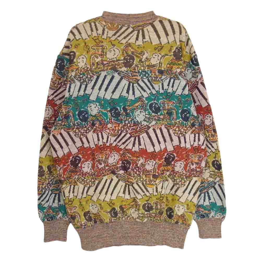 Missoni ミッソーニ イタリア製 オールド 音楽隊 総柄 クルーネック ニット セーター マルチカラー系 41【中古】