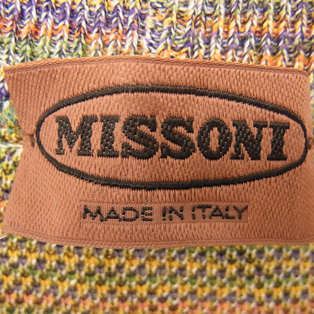 Missoni ミッソーニ イタリア製 オールド 音楽隊 総柄 クルーネック