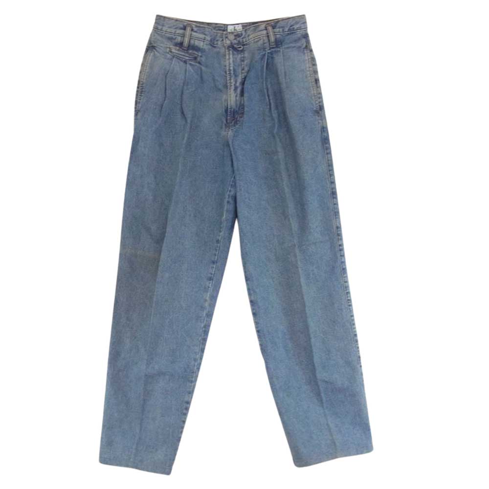 カルバンクライン  USA製 90s ヴィンテージ CK  Calvin Klein ワイド デニム パンツ  インディゴブルー系 31【中古】