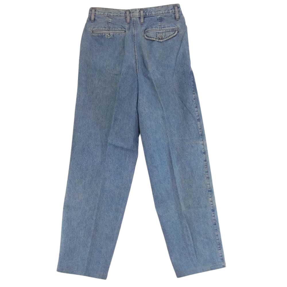 カルバンクライン  USA製 90s ヴィンテージ CK  Calvin Klein ワイド デニム パンツ  インディゴブルー系 31【中古】