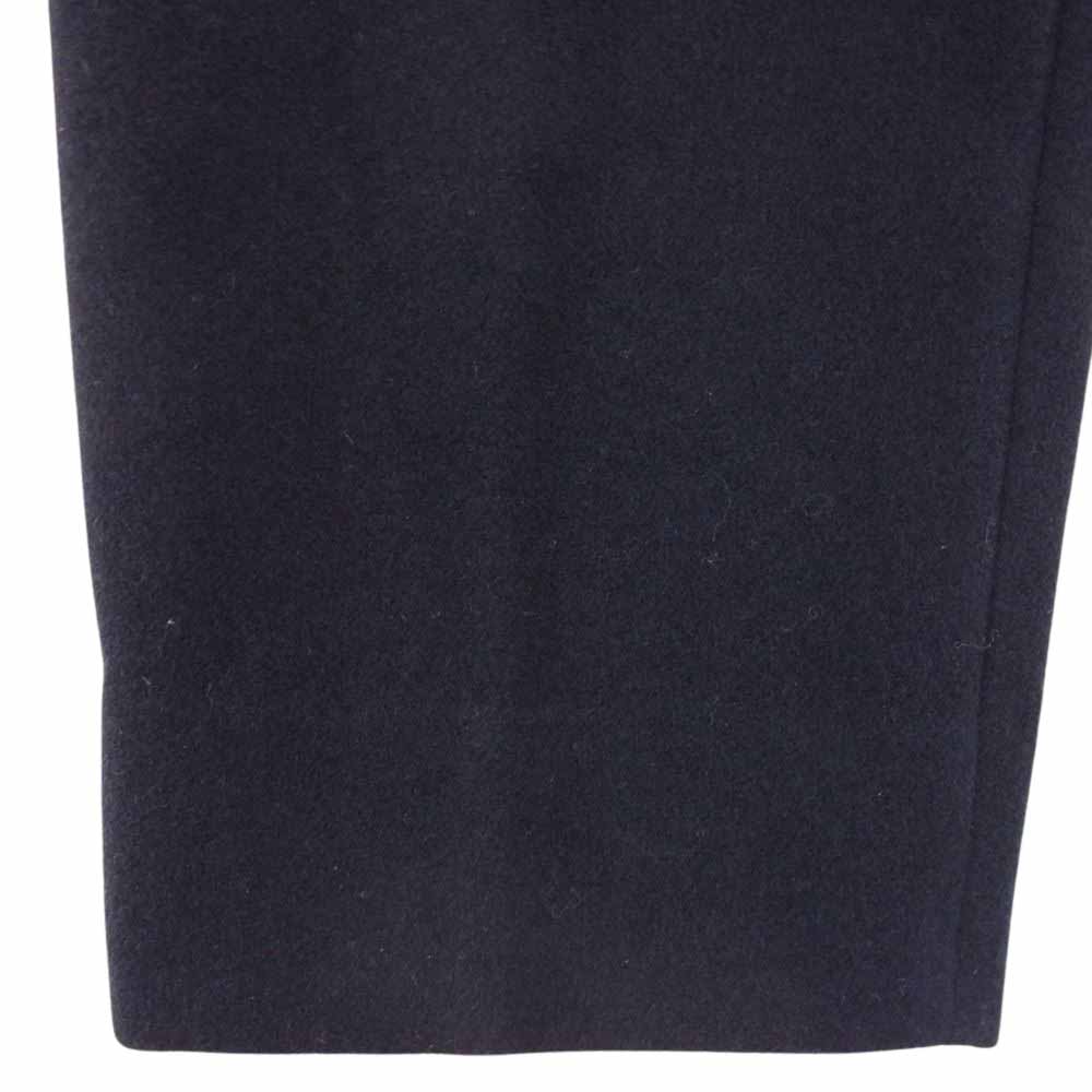 COMME des GARCONS HOMME コムデギャルソンオム AD1995 HP-08003L 90s ヴィンテージ ウール 2タック ワイド テーパード パンツ ネイビー系 L【中古】