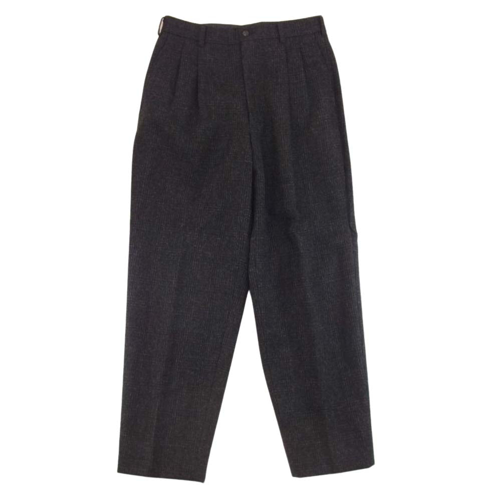 COMME des GARCONS HOMME コムデギャルソンオム AD1995 HP-08027L 90s ヴィンテージ ウール 2タック ワイド テーパード パンツ グレー系 L【中古】