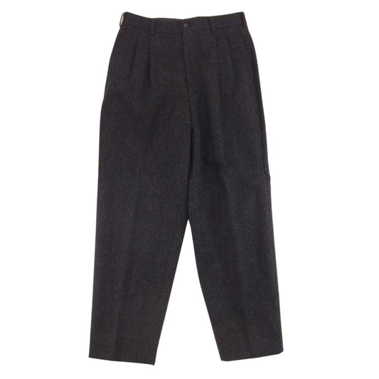 COMME des GARCONS HOMME コムデギャルソンオム AD1995 HP-08027L 90s ヴィンテージ ウール 2タック ワイド テーパード パンツ グレー系 L【中古】