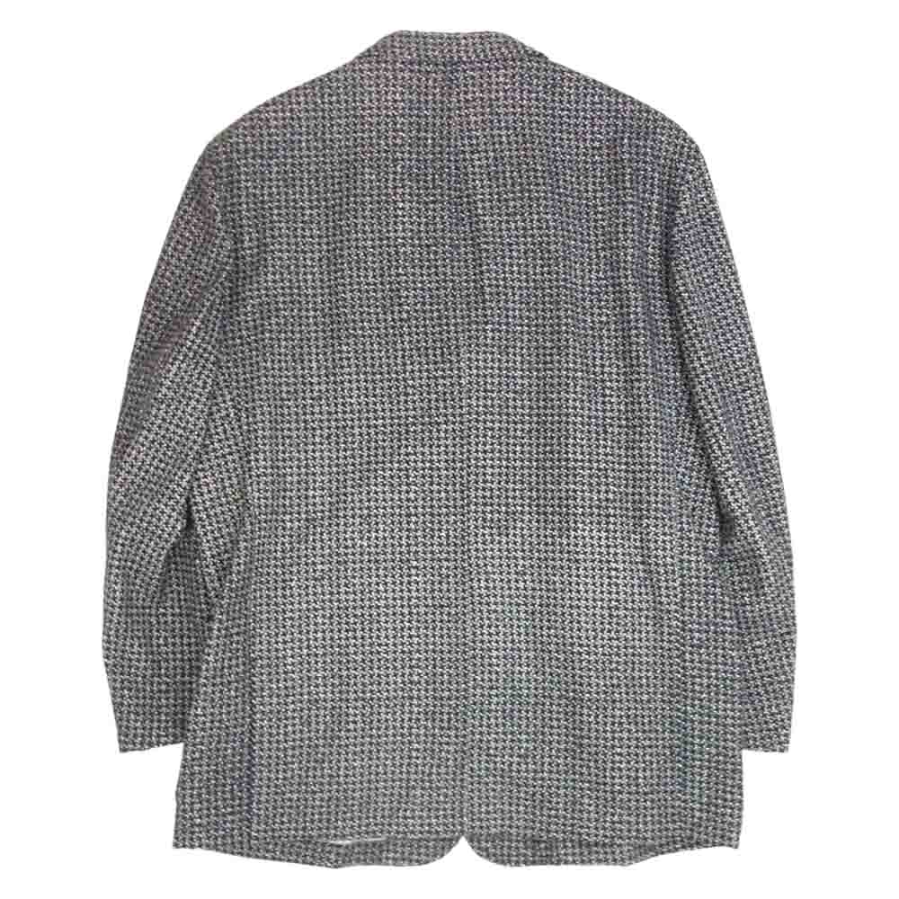 COMME des GARCONS HOMME コムデギャルソンオム AD1995 HJ-08020M 90s ヴィンテージ 千鳥格子柄 ウール テーラード ジャケット グリーン系 M【中古】