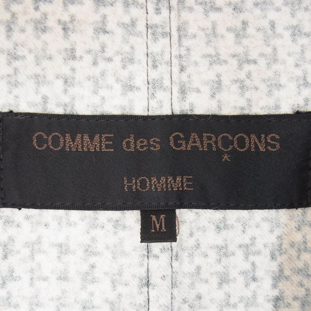 COMME des GARCONS HOMME コムデギャルソンオム AD1995 HJ-08020M 90s ヴィンテージ 千鳥格子柄 ウール テーラード ジャケット グリーン系 M【中古】