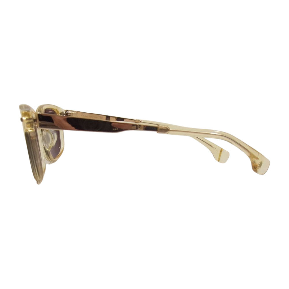 フォーナインズ F-01APM feelsun フィールサン サングラス 眼鏡 ゴールド系【中古】