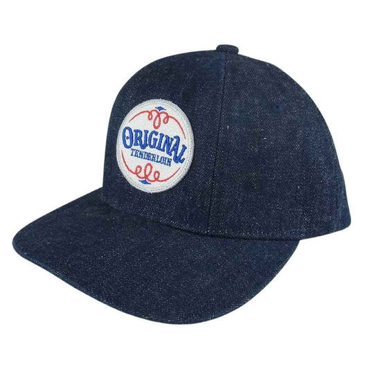 TENDERLOIN テンダーロイン 19AW DENIM CAP デニム ロゴ ワッペン キャップ 帽子 ネイビー インディゴブルー系 F【中古】
