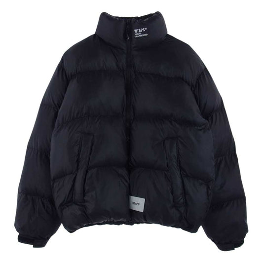 WTAPS ダブルタップス 22AW 222BRDT-JKM04 BIVOUAC JACKET NYLON. RIPSTOP. FORTLESS 耐久撥水加工 OEKO-TEX ダウン ジャケット ブラック系 02【中古】