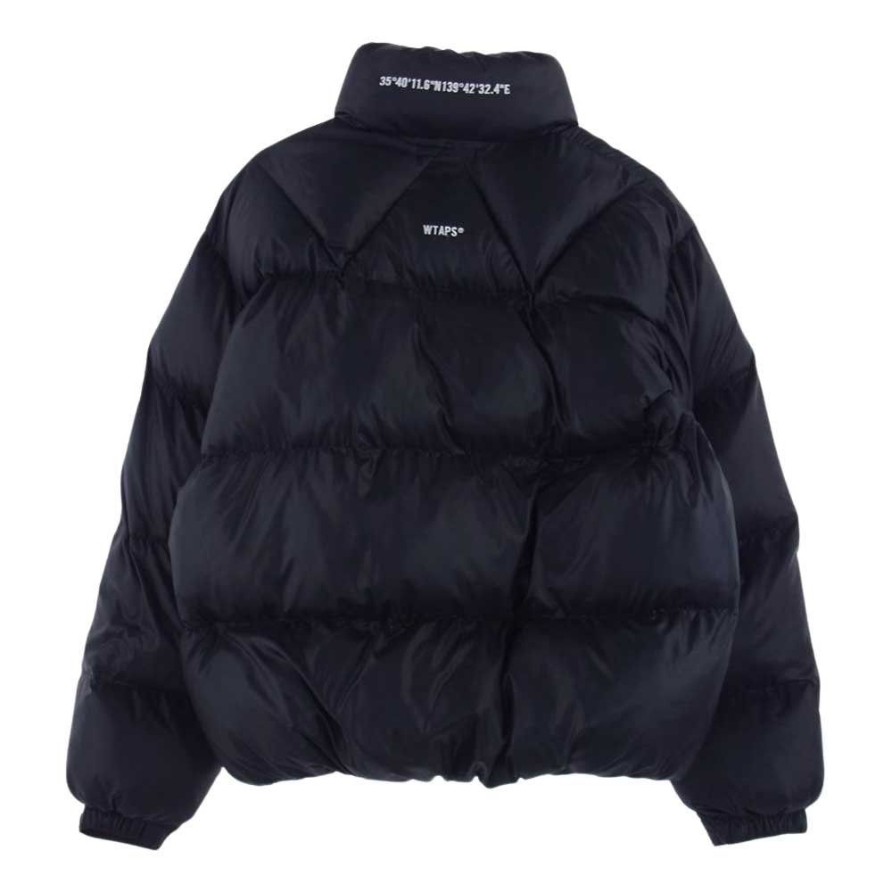 WTAPS ダブルタップス 22AW 222BRDT-JKM04 BIVOUAC JACKET NYLON. RIPSTOP. FORTLESS 耐久撥水加工 OEKO-TEX ダウン ジャケット ブラック系 02【中古】