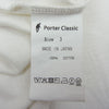 PORTER CLASSIC ポータークラシック H/W POCKET T-SHIRT スーピマコットン天竺 お針子手刺繍 ハンドワーク ポケットTシャツ ホワイト系 3【中古】