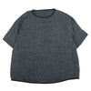 PORTER CLASSIC ポータークラシック SASHIKO LINEN PREMIUM SHORT SLEEVE SHIRT 刺し子 リネン プレミアム ショートスリーブシャツ ブラック系 3【中古】