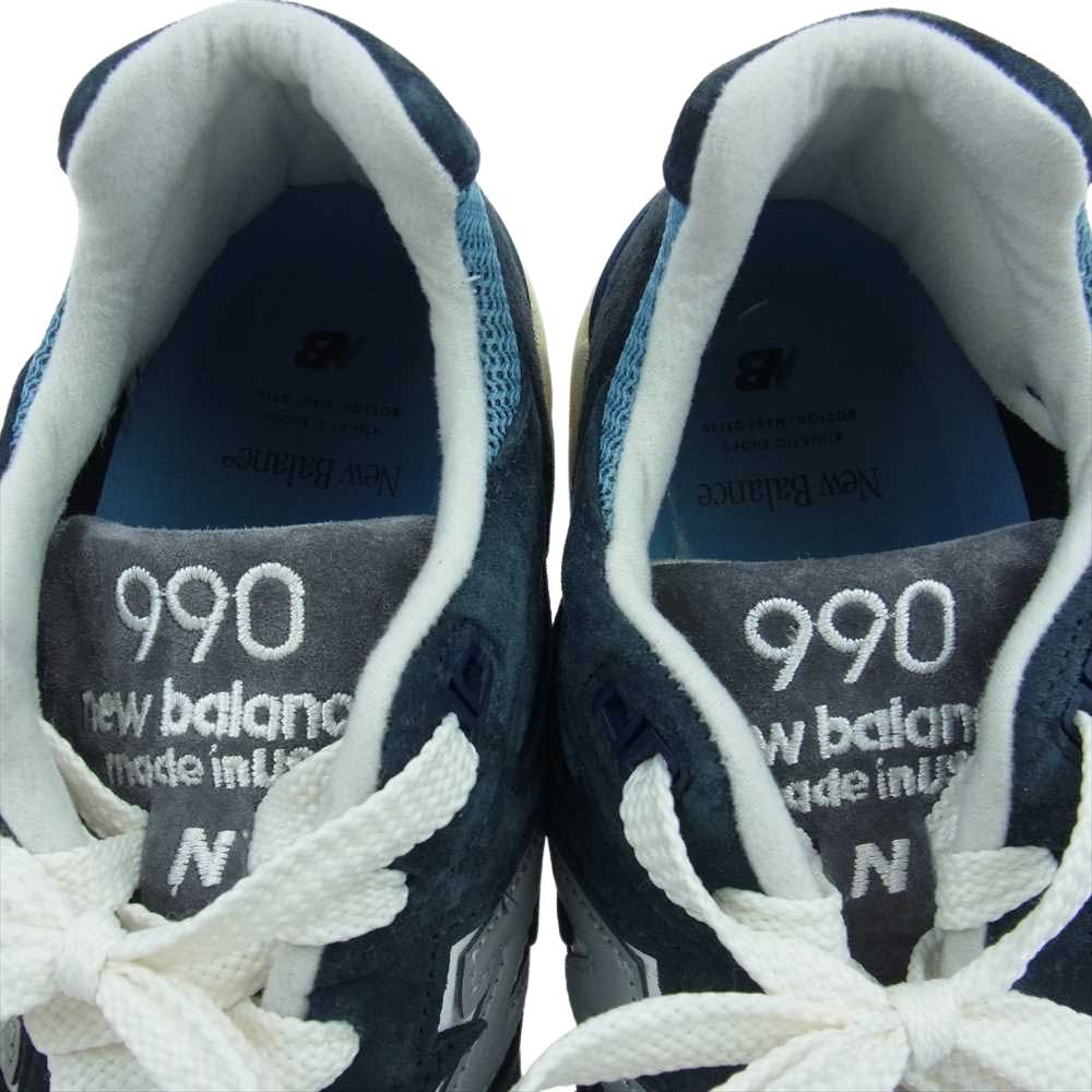 NEW BALANCE ニューバランス USA製 M990TB2 ブルー系 27cm【中古】