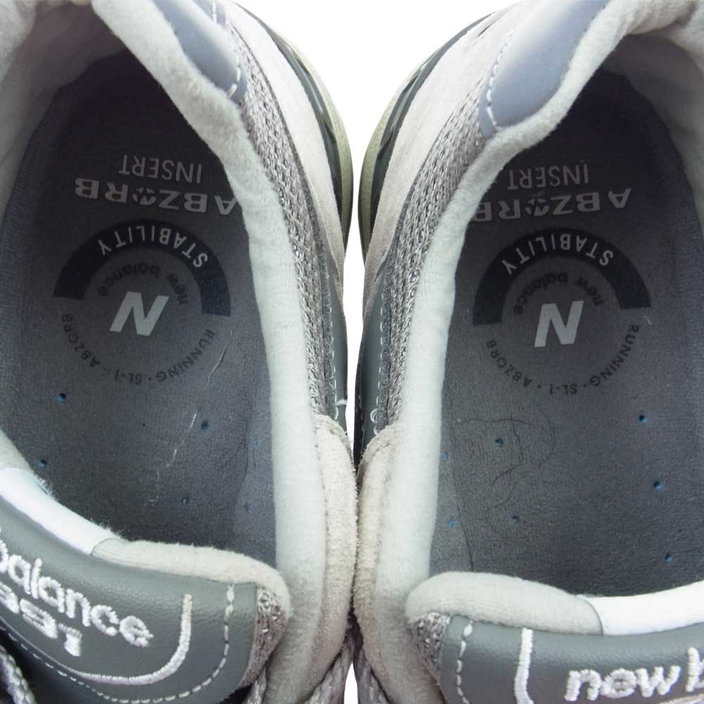 NEW BALANCE ニューバランス 英国製 M991GL チャコール系 グレー系 27cm【中古】
