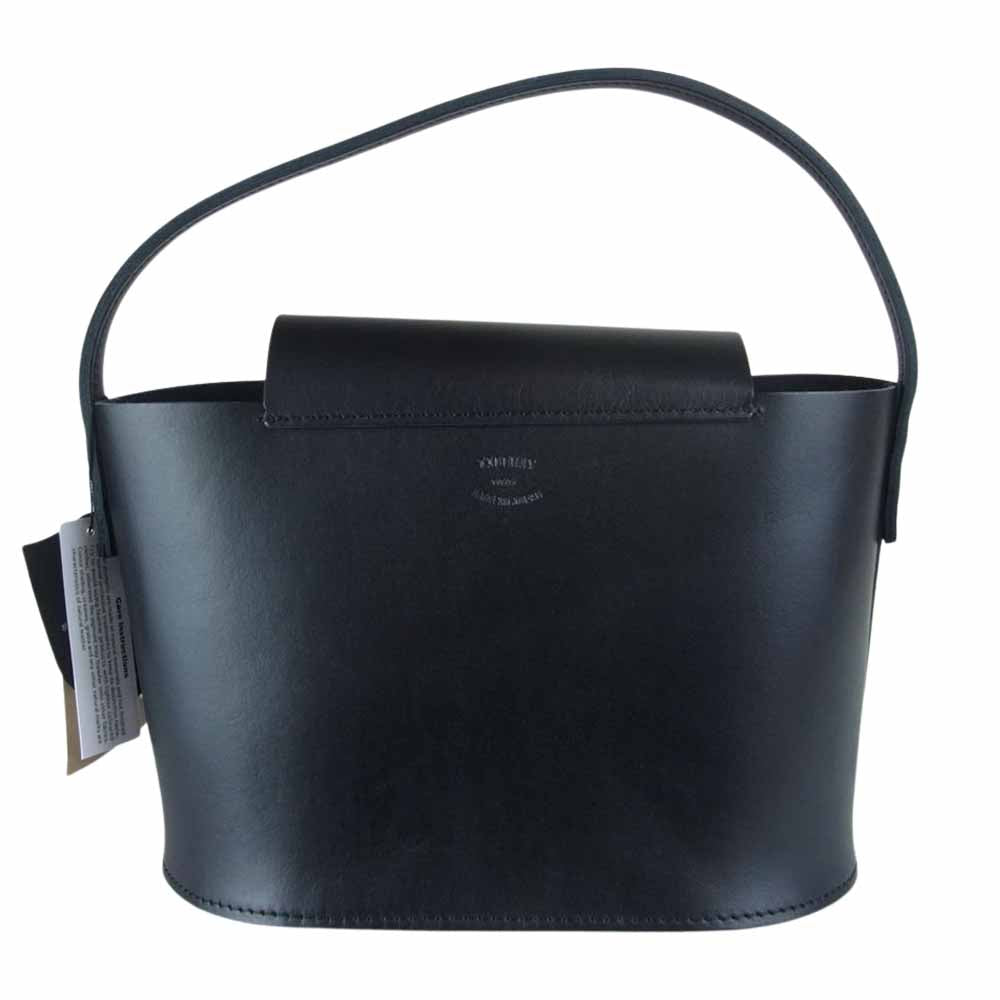 タイドウェイ レザー ハンドバッグ ブラック系【極上美品】【中古】