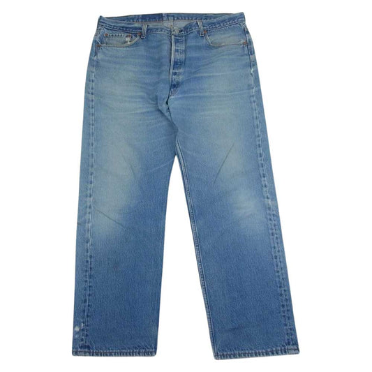Levi's リーバイス 501-0000 90s ヴィンテージ USA製  ストレート デニム ビッグサイズ  インディゴブルー系 42【中古】