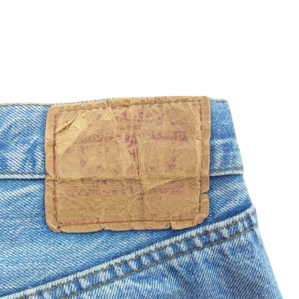 Levi's リーバイス 80s ヴィンテージ  501 レッドライン 赤耳 ボタン裏刻印 524 デニム パンツ  インディゴブルー系【中古】