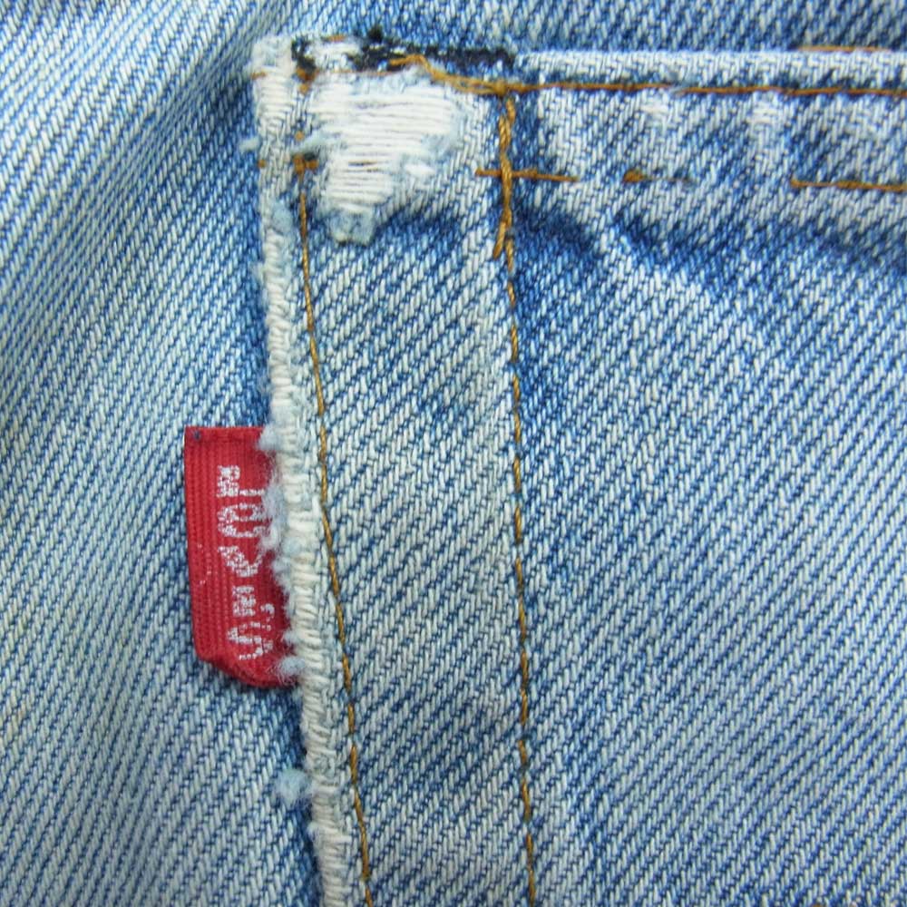 Levi's リーバイス 80s ヴィンテージ  501 レッドライン 赤耳 ボタン裏刻印 524 デニム パンツ  インディゴブルー系【中古】
