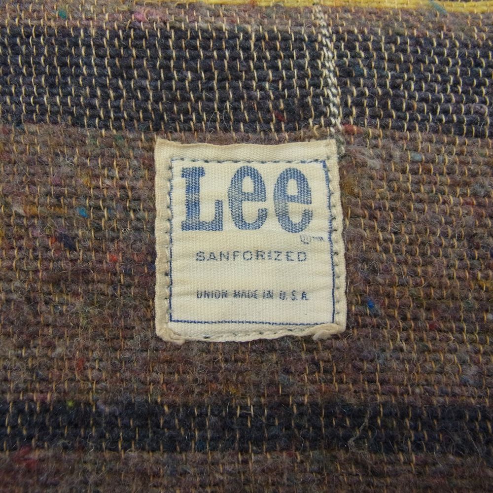 Lee リー 70s USA製 ヴィンテージ 裏地 ブランケット デニム ストーム