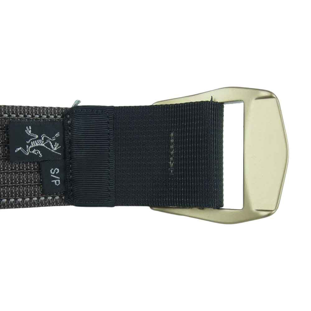 ARC'TERYX アークテリクス コンベヤー ベルト 38mm Forge フィリピン製 グレイッシュブラウン系 S【美品】【中古】