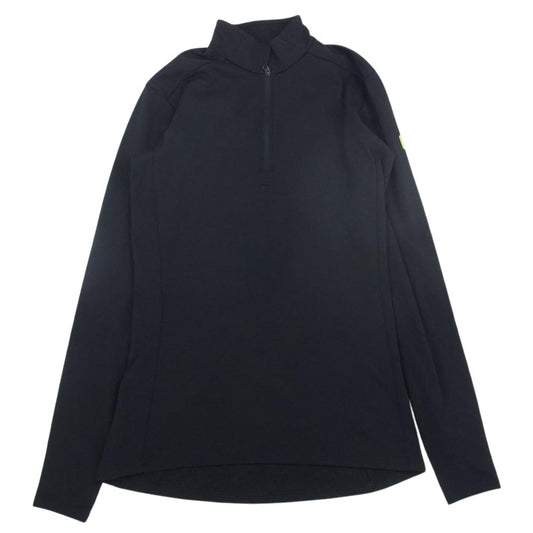 ARC'TERYX アークテリクス 国内正規 サンウェストタグ ストレッチ ハーフジップ プルオーバー ジャケット ブラック系 ブラック系【中古】