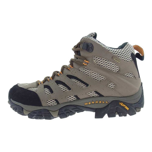 MERRELL メレル J87311  MOAB MID GORE-TEX モアブ ミッド ゴアテックス トレッキング シューズ ブーツ ライトブラウン系 25.5cm【中古】