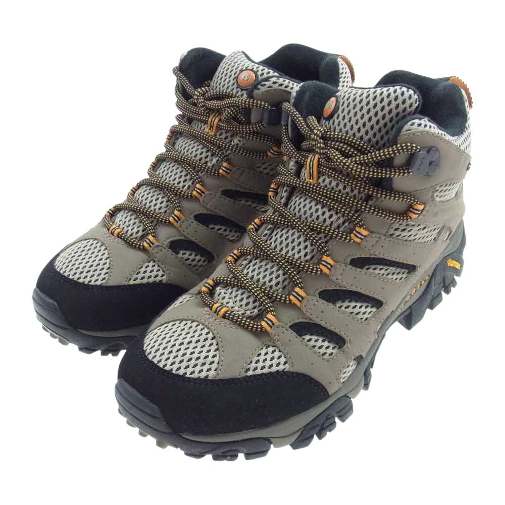 MERRELL メレル J87311  MOAB MID GORE-TEX モアブ ミッド ゴアテックス トレッキング シューズ ブーツ ライトブラウン系 25.5cm【中古】