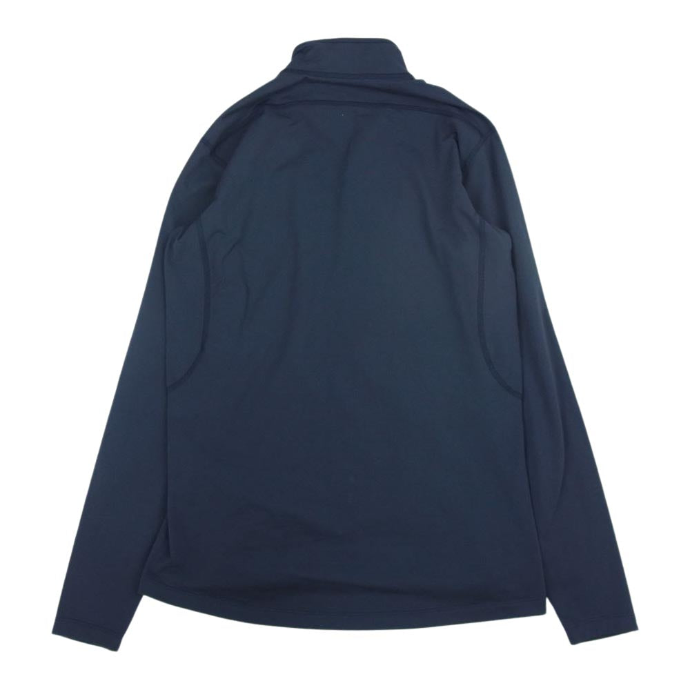 ARC'TERYX アークテリクス 国内正規品 ストレッチ ハーフジップ プルオーバー ジャケット ネイビー系 S【中古】