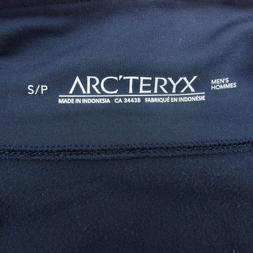 ARC'TERYX アークテリクス 国内正規品 ストレッチ ハーフジップ プルオーバー ジャケット ネイビー系 S【中古】