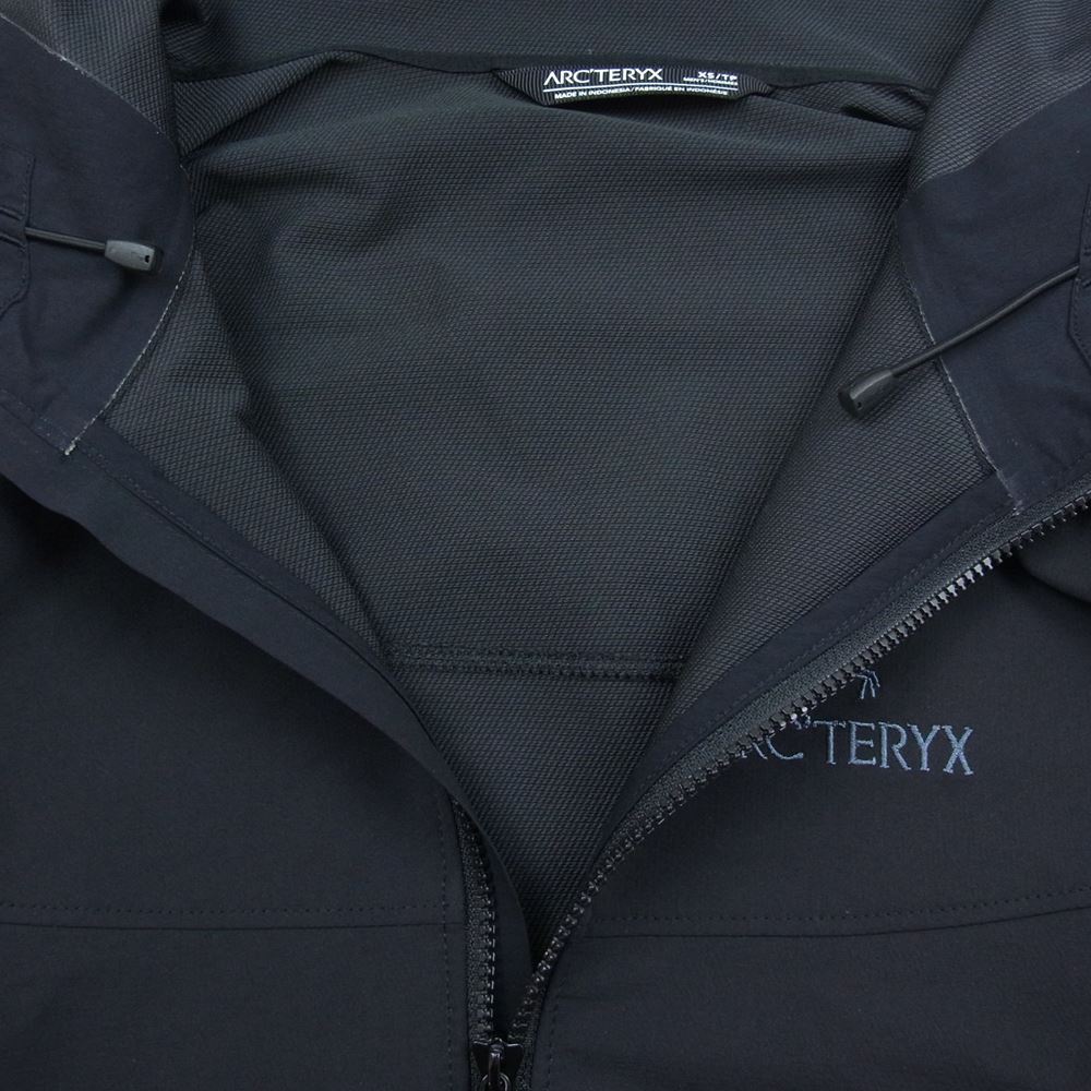 ARC'TERYX アークテリクス 国内正規品  GAMMA LT HOODY ガンマ フーディー ソフトシェル ジャケット ブラック系 XS【中古】